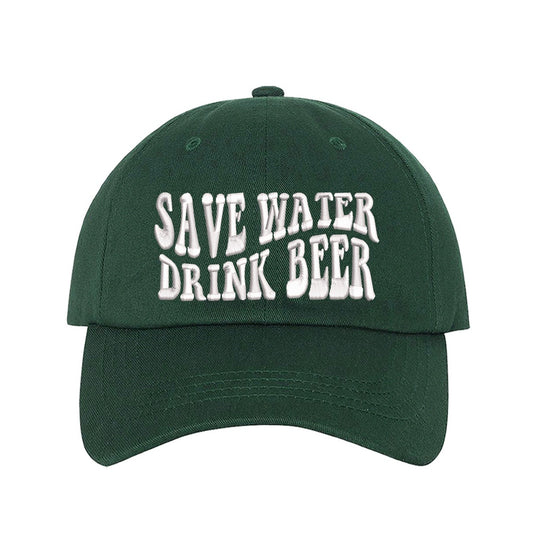 Best Embroidered Hat, Save Water Drink Beer Embroidered Baseball Hat, Custom Embroidered Had, Embroidered Christmas Gifts