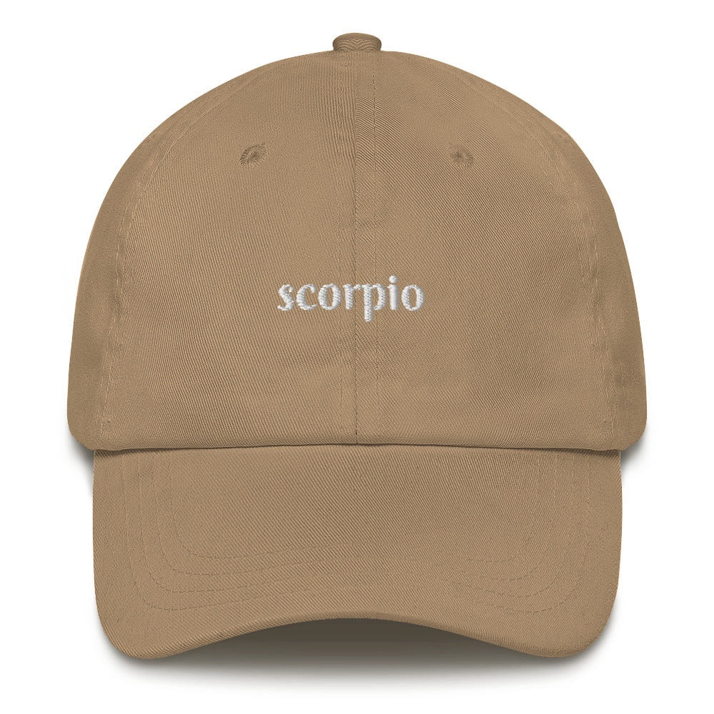 Best Embroidered Hat, Scorpio Zodiac Embroidered Cap, Custom Embroidered Had, Embroidered Christmas Gifts