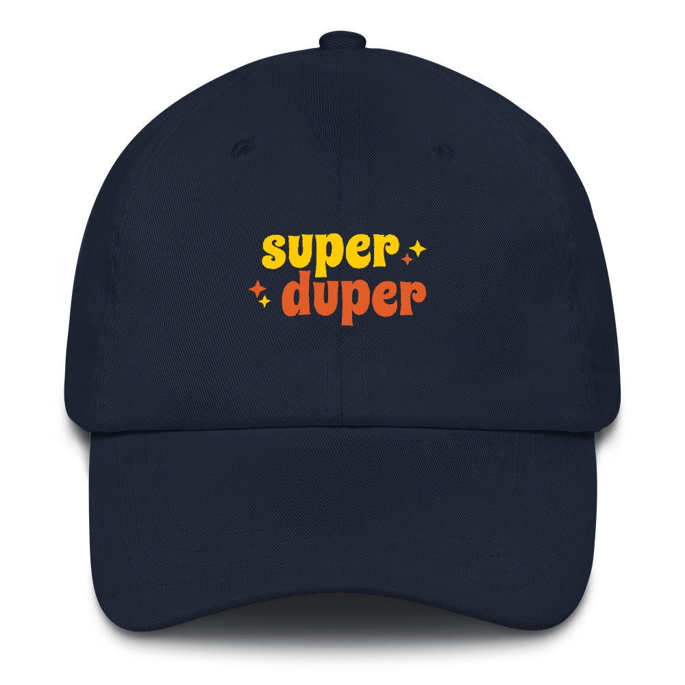 Best Embroidered Hat, Super Duper Embroidered Cap, Custom Embroidered Had, Embroidered Christmas Gifts