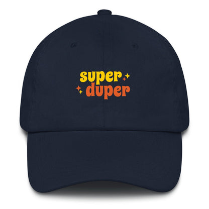 Best Embroidered Hat, Super Duper Embroidered Cap, Custom Embroidered Had, Embroidered Christmas Gifts