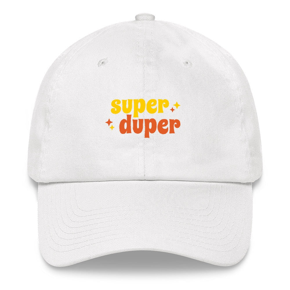 Best Embroidered Hat, Super Duper Embroidered Cap, Custom Embroidered Had, Embroidered Christmas Gifts