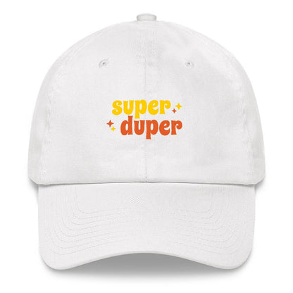 Best Embroidered Hat, Super Duper Embroidered Cap, Custom Embroidered Had, Embroidered Christmas Gifts