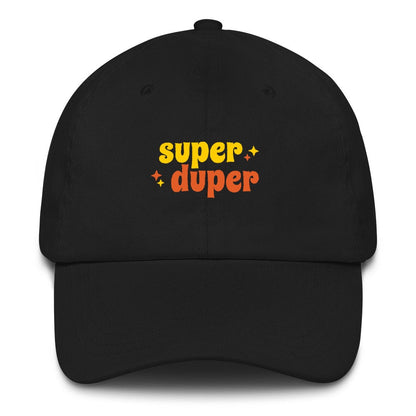 Best Embroidered Hat, Super Duper Embroidered Cap, Custom Embroidered Had, Embroidered Christmas Gifts