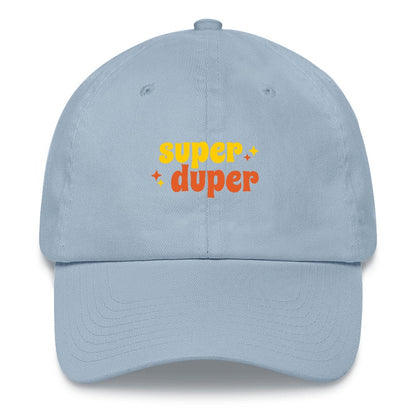 Best Embroidered Hat, Super Duper Embroidered Cap, Custom Embroidered Had, Embroidered Christmas Gifts