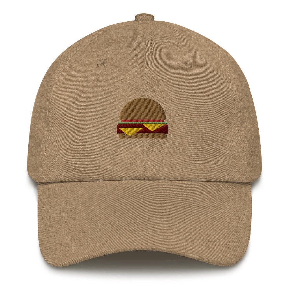 Best Embroidered Hat, The Burger Embroidered Cap, Custom Embroidered Had, Embroidered Christmas Gifts
