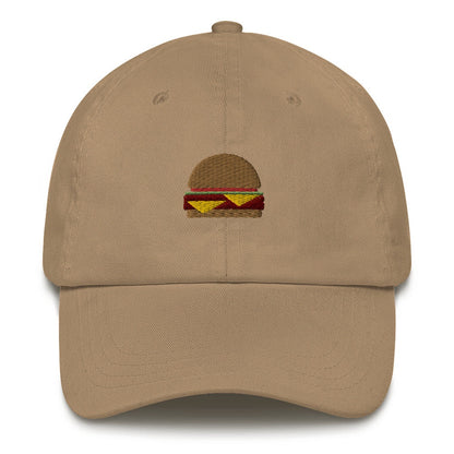 Best Embroidered Hat, The Burger Embroidered Cap, Custom Embroidered Had, Embroidered Christmas Gifts