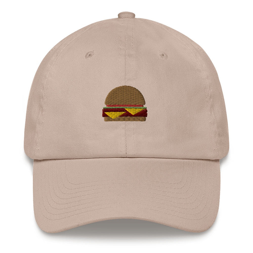 Best Embroidered Hat, The Burger Embroidered Cap, Custom Embroidered Had, Embroidered Christmas Gifts