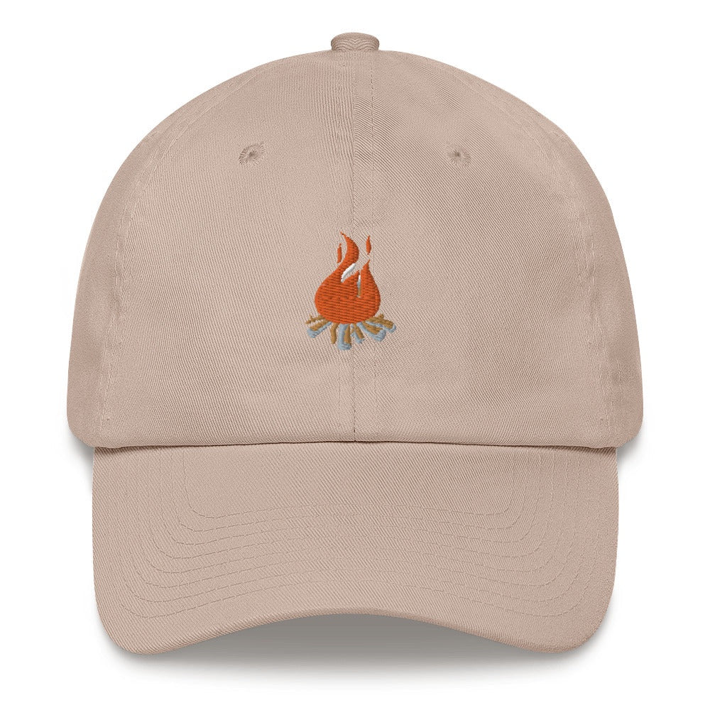 Best Embroidered Hat, The Campfire Embroidered Cap, Custom Embroidered Had, Embroidered Christmas Gifts