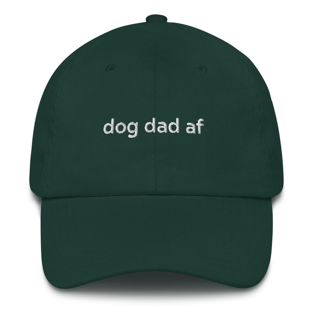 Best Embroidered Hat, The Dog Dad Af Embroidered Cap, Custom Embroidered Had, Embroidered Christmas Gifts