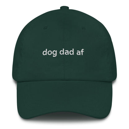 Best Embroidered Hat, The Dog Dad Af Embroidered Cap, Custom Embroidered Had, Embroidered Christmas Gifts