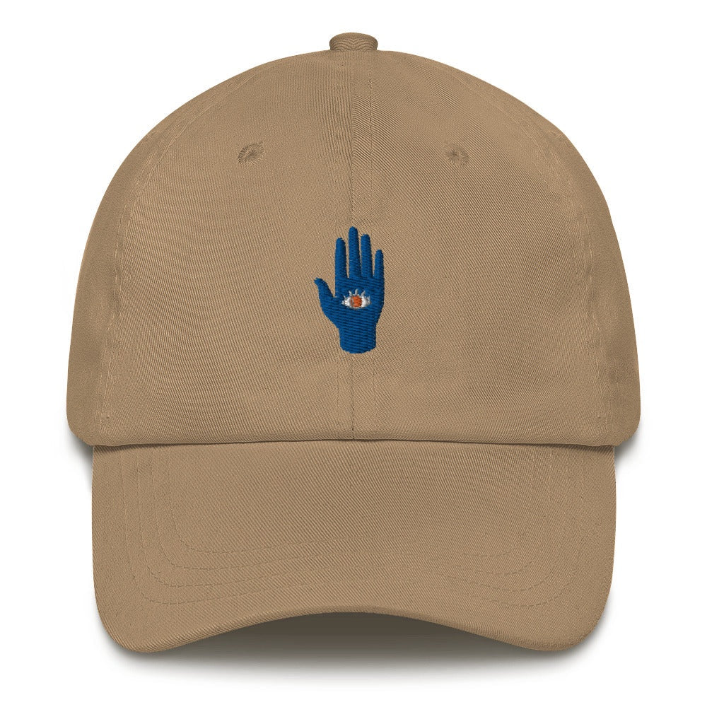 Best Embroidered Hat, The Eye In Hand Embroidered Cap, Custom Embroidered Had, Embroidered Christmas Gifts