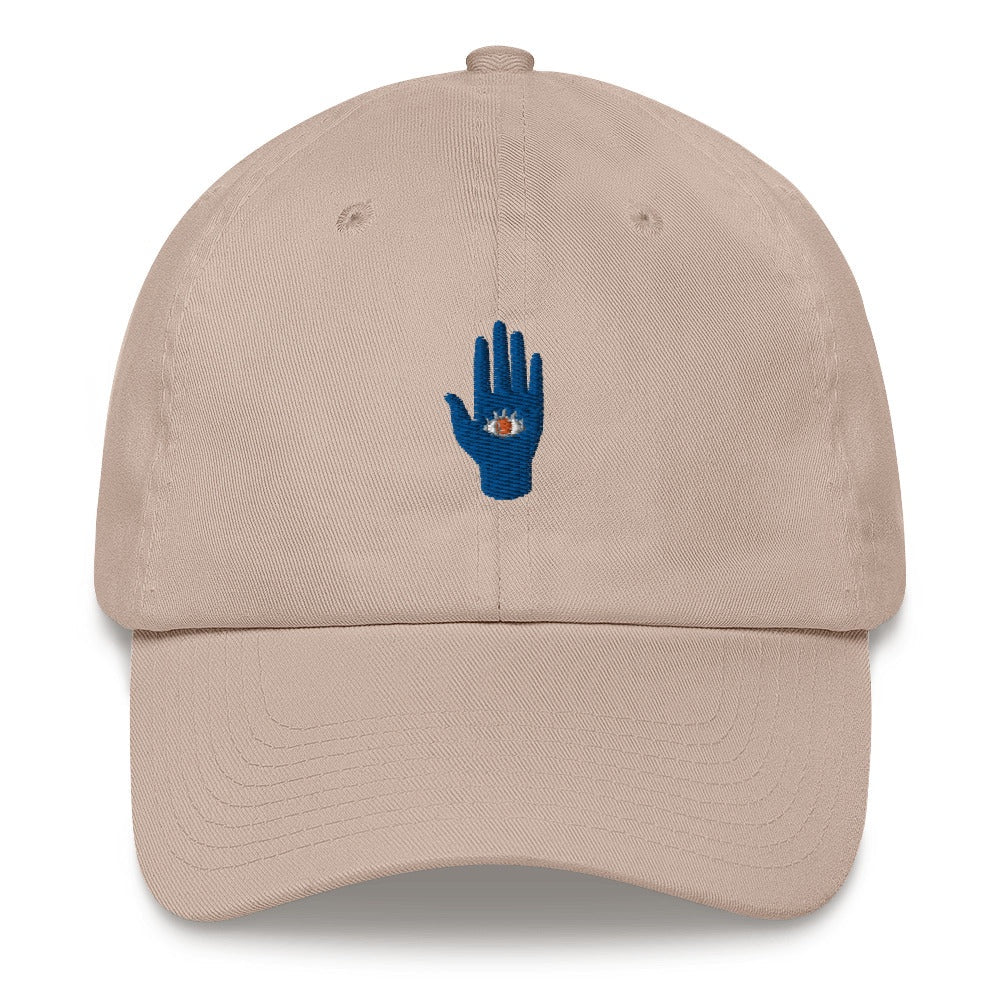 Best Embroidered Hat, The Eye In Hand Embroidered Cap, Custom Embroidered Had, Embroidered Christmas Gifts