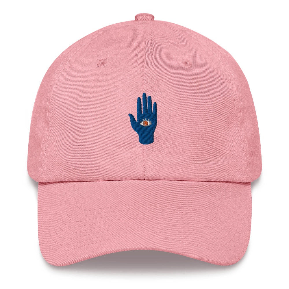 Best Embroidered Hat, The Eye In Hand Embroidered Cap, Custom Embroidered Had, Embroidered Christmas Gifts