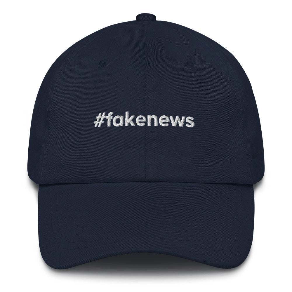 Best Embroidered Hat, The Fake News Classic Embroidered Cap, Custom Embroidered Had, Embroidered Christmas Gifts