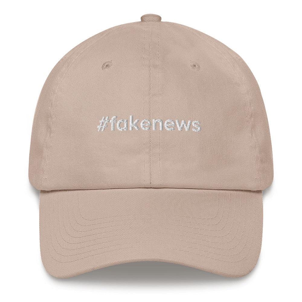 Best Embroidered Hat, The Fake News Classic Embroidered Cap, Custom Embroidered Had, Embroidered Christmas Gifts
