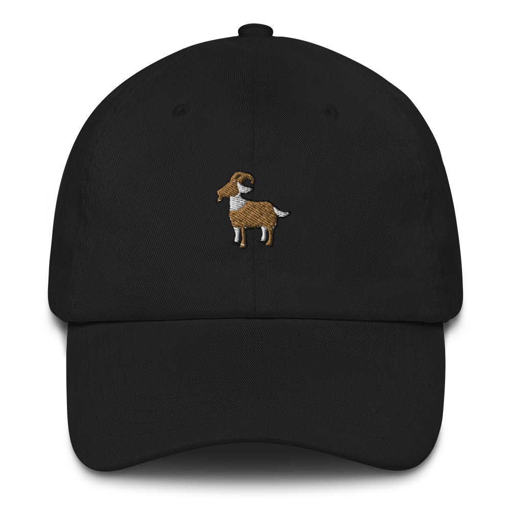 Best Embroidered Hat, The Goat Embroidered Cap, Custom Embroidered Had, Embroidered Christmas Gifts