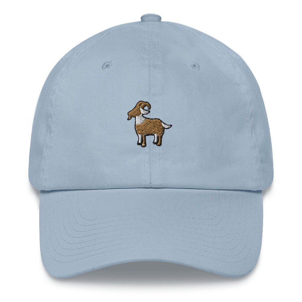 Best Embroidered Hat, The Goat Embroidered Cap, Custom Embroidered Had, Embroidered Christmas Gifts
