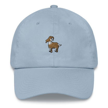 Best Embroidered Hat, The Goat Embroidered Cap, Custom Embroidered Had, Embroidered Christmas Gifts