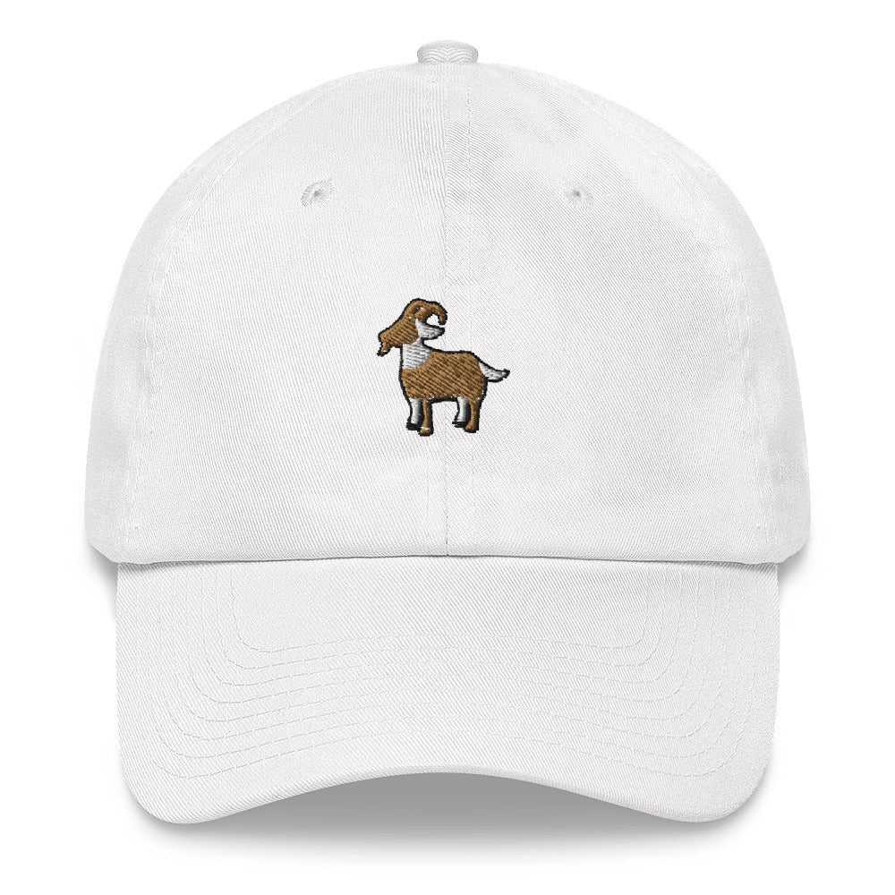 Best Embroidered Hat, The Goat Embroidered Cap, Custom Embroidered Had, Embroidered Christmas Gifts