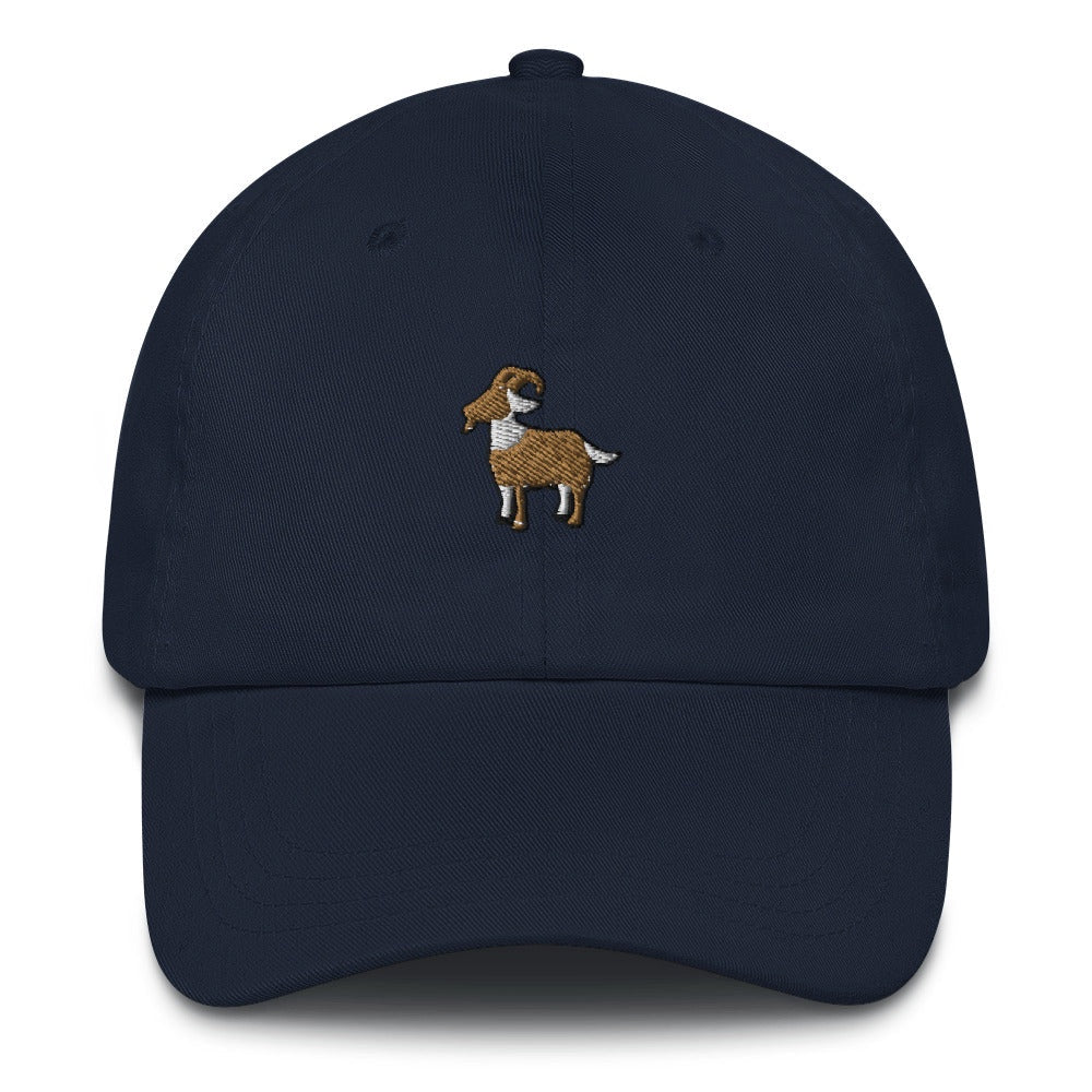 Best Embroidered Hat, The Goat Embroidered Cap, Custom Embroidered Had, Embroidered Christmas Gifts