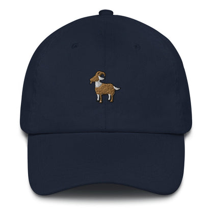 Best Embroidered Hat, The Goat Embroidered Cap, Custom Embroidered Had, Embroidered Christmas Gifts