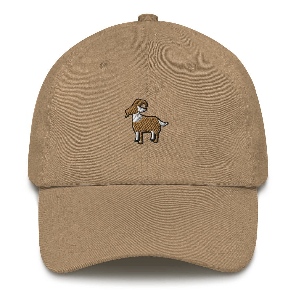 Best Embroidered Hat, The Goat Embroidered Cap, Custom Embroidered Had, Embroidered Christmas Gifts