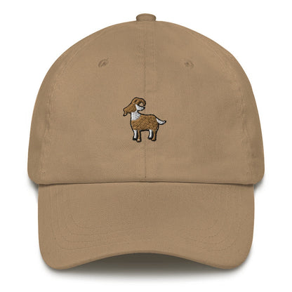 Best Embroidered Hat, The Goat Embroidered Cap, Custom Embroidered Had, Embroidered Christmas Gifts