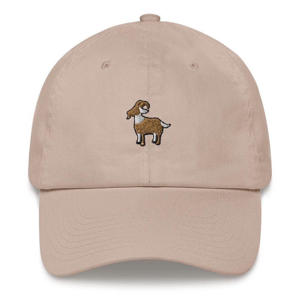Best Embroidered Hat, The Goat Embroidered Cap, Custom Embroidered Had, Embroidered Christmas Gifts