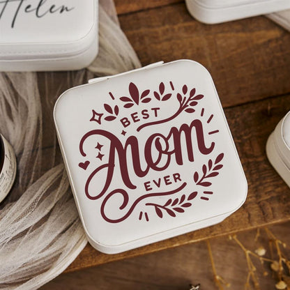 Best Mom Ever Jewelry Box, Mother's Day Gifts, Mother's Day Jewelry Case, Gift For Her