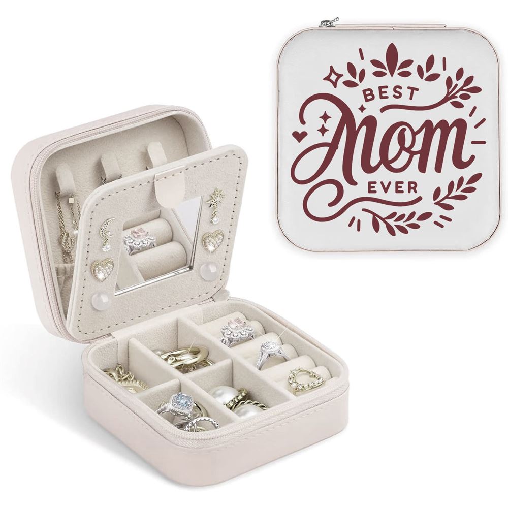 Best Mom Ever Jewelry Box, Mother's Day Gifts, Mother's Day Jewelry Case, Gift For Her
