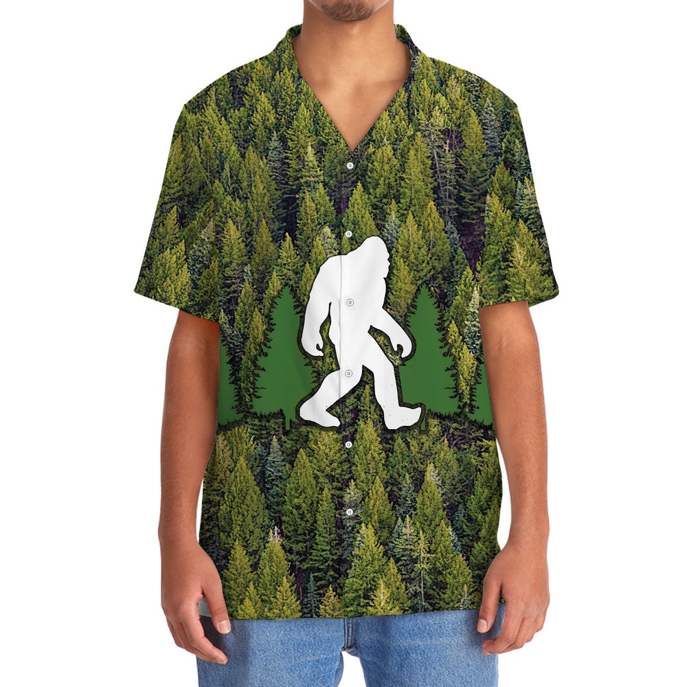Bigfoot Grandpa Like A Regular Grandpa But Way More Squatchy Hawaiian Shirt, Funny Hawaiian Shirt, Cool Hawaiian Shirts, Best Hawaiian Shirts