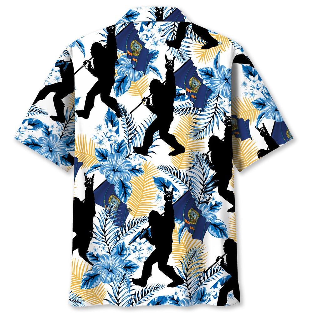 Bigfoot Idaho Proud Hawaiian Shirt, Funny Hawaiian Shirt, Cool Hawaiian Shirts, Best Hawaiian Shirts