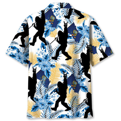 Bigfoot Idaho Proud Hawaiian Shirt, Funny Hawaiian Shirt, Cool Hawaiian Shirts, Best Hawaiian Shirts