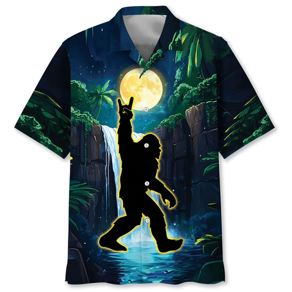 Bigfoot Saw Me But Nobody Believes Him Hawaiian Shirt, Funny Hawaiian Shirt, Cool Hawaiian Shirts, Best Hawaiian Shirts