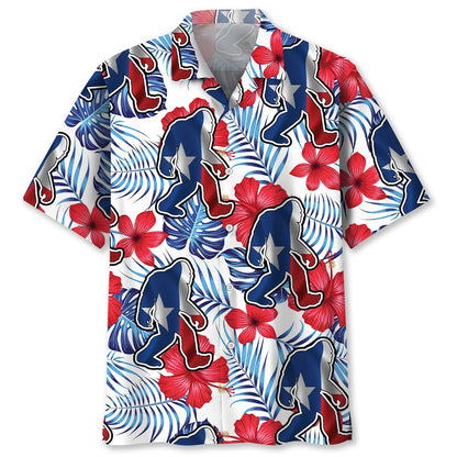 Bigfoot Texas Hawaiian Shirt, Funny Hawaiian Shirt, Cool Hawaiian Shirts, Best Hawaiian Shirts