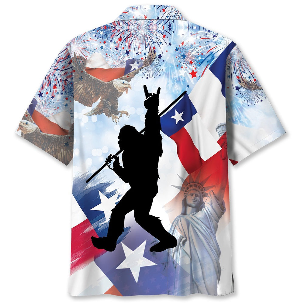 Bigfoot Texas Usa Hawaiian Shirt, Funny Hawaiian Shirt, Cool Hawaiian Shirts, Best Hawaiian Shirts