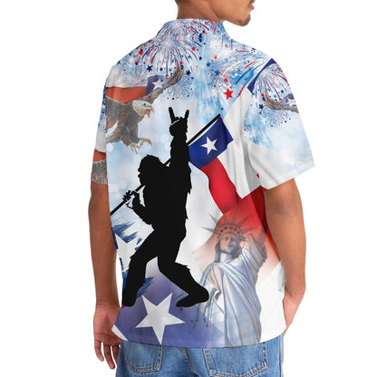 Bigfoot Texas Usa Hawaiian Shirt, Funny Hawaiian Shirt, Cool Hawaiian Shirts, Best Hawaiian Shirts