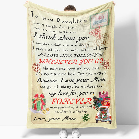 Blanket Birthday Gifts For Daughter, Best Christmas Gifts For Daughter, Every Single Day Blanket, Christmas Blanket
