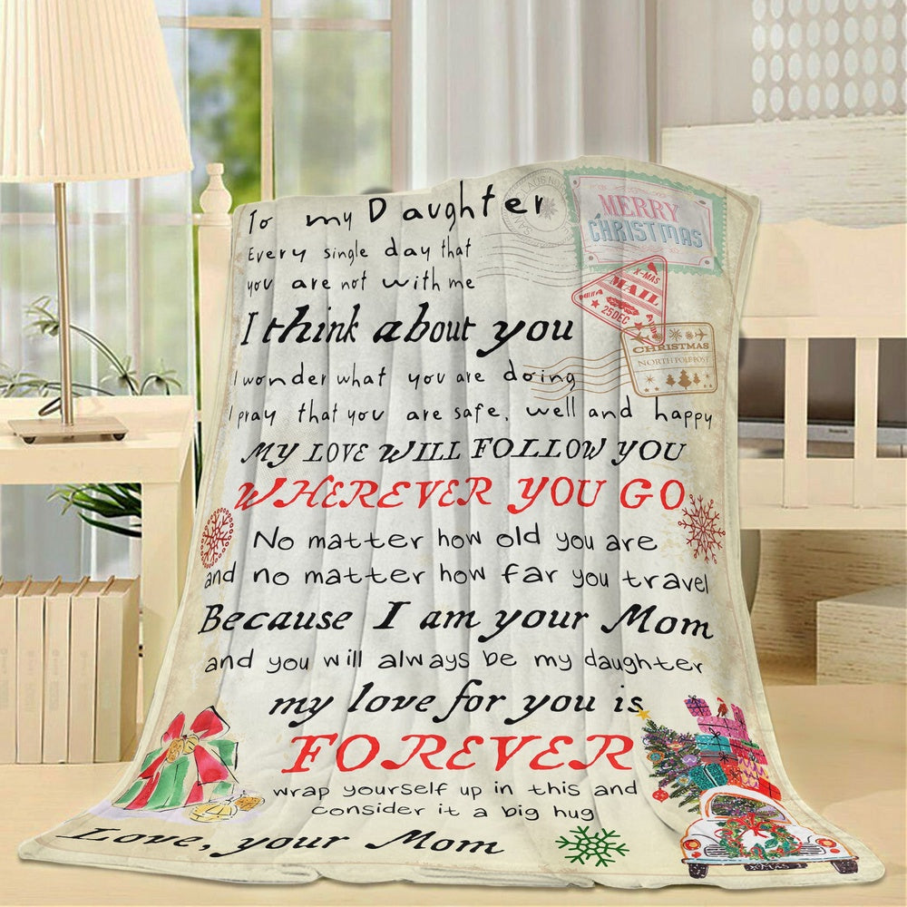 Blanket Birthday Gifts For Daughter, Best Christmas Gifts For Daughter, Every Single Day Blanket, Christmas Blanket