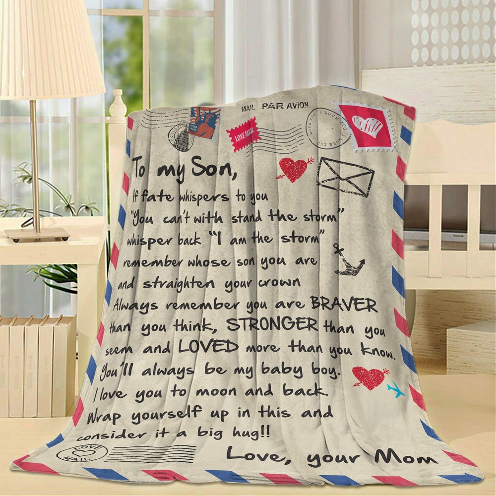 Blanket Father Son Gift Ideas, Father And Son Gifts, Fate Whispers Blanket, Christmas Blanket