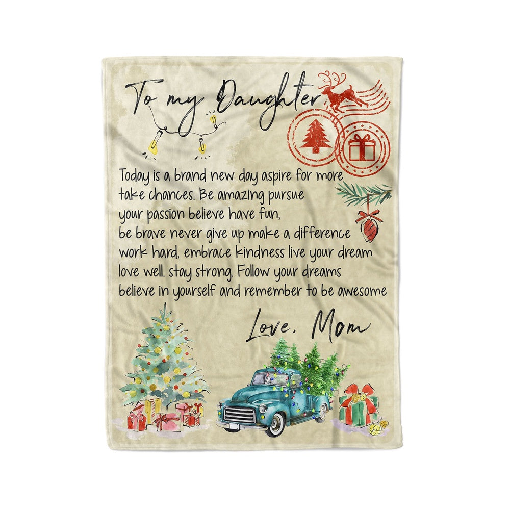 Blanket Gift For Daughter, Gifts For 13 Year Old Daughter, A Brand New Day Blanket, Christmas Blanket