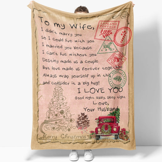 Blanket Gift For Her, Birthday Gifts For Her, Unique Gifts For Wife, I Didnt Marry You Blanket, Christmas Blanket