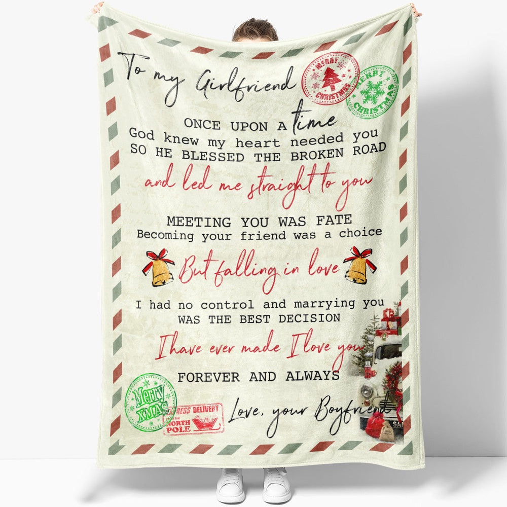 Blanket Gift For Her, Gift For Girlfriend, Christmas Gifts For Girlfriend, Once Upon A Time Blanket, Christmas Blanket