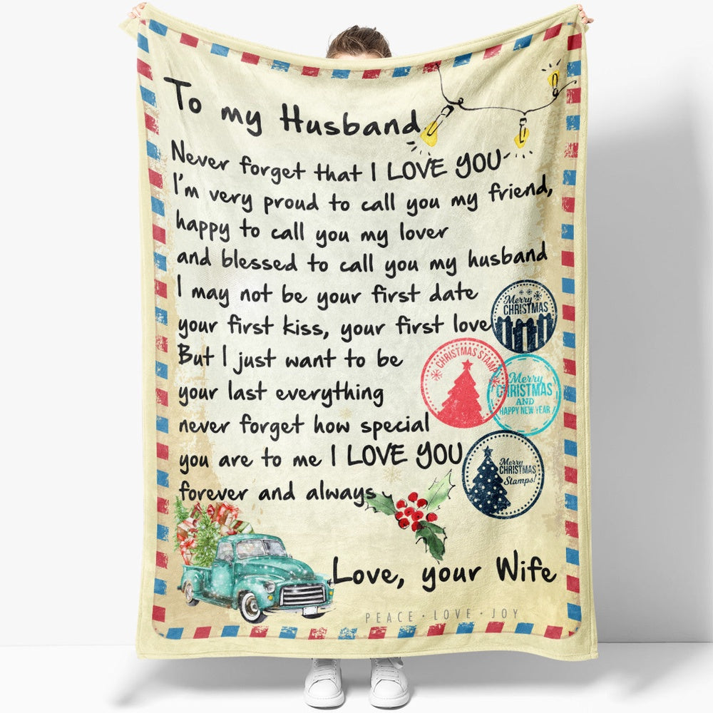 Blanket Gift For Him, Anniversary Gift Ideas For Him, Caring For You Is My Job Blanket, Christmas Blanket