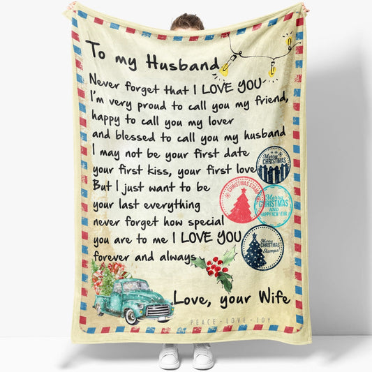 Blanket Gift For Him, Christmas Presents For Men, Missing You Is My Hobby Blanket, Christmas Blanket