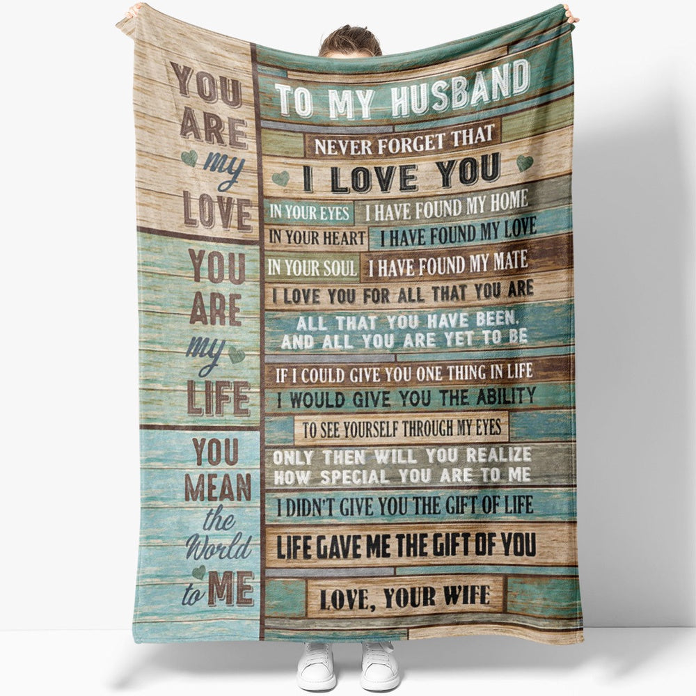 Blanket Gift For Him, Gifts For Men, You Are My Love Blanket, Christmas Blanket