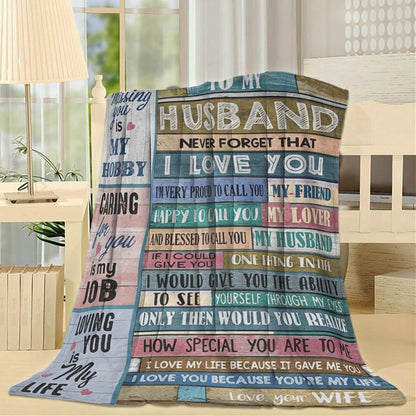 Blanket Gift For Him, Valentines Day Gifts For Him, Never Forget That Blanket, Christmas Blanket