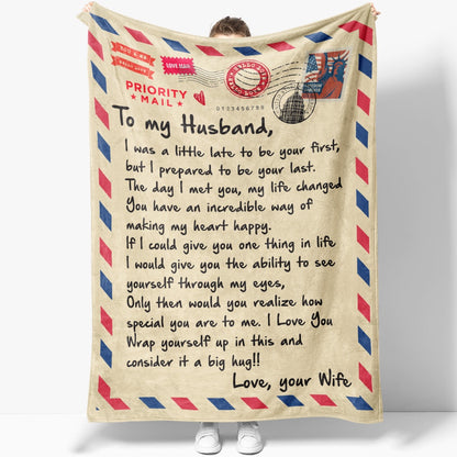 Blanket Gift For Husband, Valentines Day Gifts For Him, I Say I Love You Blanket, Christmas Blanket