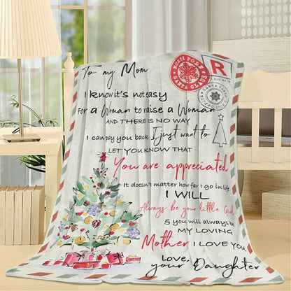 Blanket Gift Ideas For Mom, Christmas Gifts For Mom, Its Not Easy Blanket, Christmas Blanket