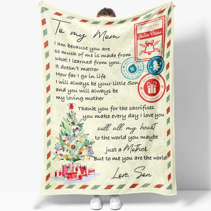 Blanket Gift Ideas For Mom, Christmas Gifts For Mom, You Are Blanket, Christmas Blanket